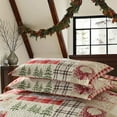 thumbnail image 6 of MarCielo 3 Piece Christmas Rustic Lodge Queen/Full Size Deer Quilted Bedspread/Quiltge Deer Quilt Quilted Bedspread Printed Quilt Bedding Throw Blanket Coverlet Lightweight Bedspread Queen Size BY010, 6 of 9