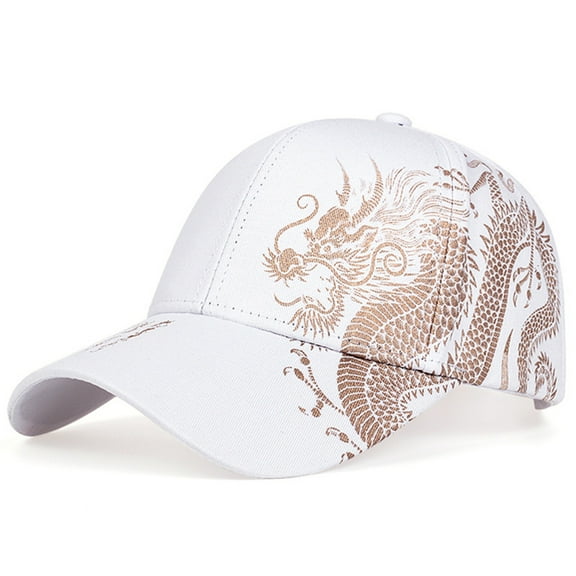 Unisex Baseball Cap Black Adjustable Chinese Style Cap Dragon Print Casual Snapback hats Bone Hip Hop Hat sun hats gorras Original Classic Cotton Adjustable Dad Hat Unconstructed Plain Cap