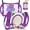 Cat Kids(Purple), variant on KOMI for iPad 9th/ 8th/ 7th Generation Case (iPad 10.2 inch Rugged Case 2021/2020/2019) with Screen Protector, Rotating Stand/Pencil Holder/Carrying Shoulder Strap Stick Kickstand & Translucent