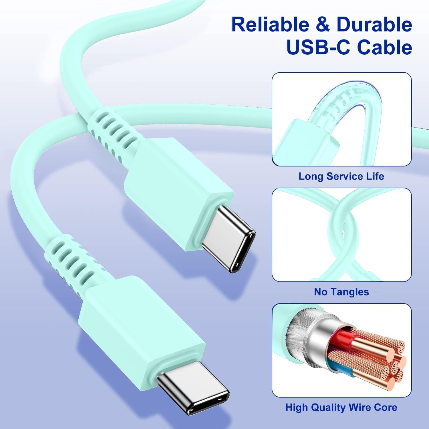 2 Pack 45W Samsung USB-C Super Fast Charger 6FT Type C Charger Cable Cord Fast Charging Android Phone Wall Charger Block for Samsung Galaxy  S26 S25 Ultra/S24+/S23 Ultra/S23/S23+/S22/S22 Ultra/S22+