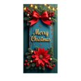 thumbnail image 7 of Ouuluon Festive Christmas Door Cover, 35X71 inch Curtain for Door Wall Holiday Party Decoration, 7 of 7