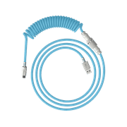 HyperX Gaming USB-C Coiled Cable Light Blue-White