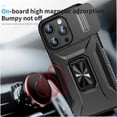 thumbnail image 4 of Funda para GANGXUN iPhone 15 Pro Max - Soporte metálico, Función magnética, Negro, 4 of 6