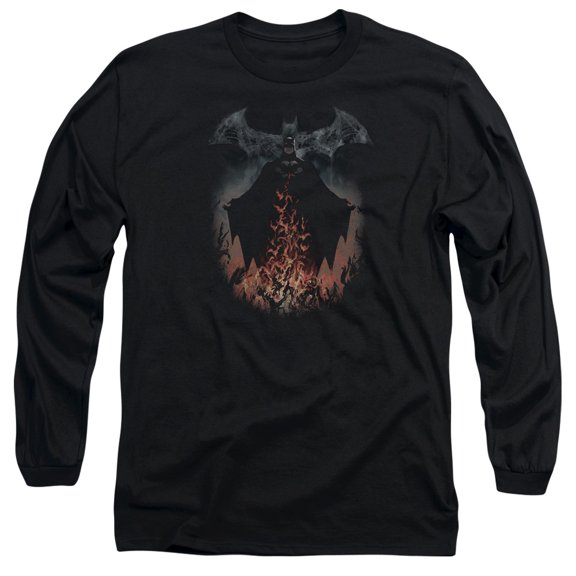 Batman - Smoke & Fire - Long Sleeve Shirt - Medium
