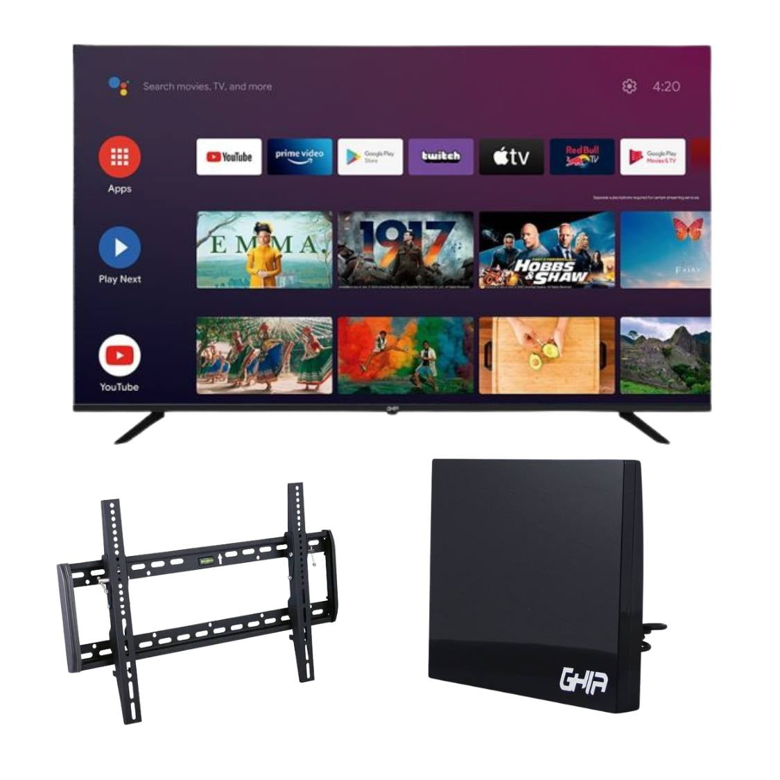 Combo Pantalla Smart TV Ghia 65 Pulgadas Whale 4k UHD Optico Dolby ...
