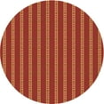 thumbnail image 1 of Ahgly Company Indoor Square Patterned Neon Orange Area Rugs, 3' Square, 1 of 6