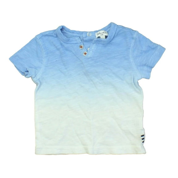 Pre-owned: Splendid Boys Blue | White Henley size: 3-6 Months (Good)