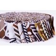 thumbnail image 5 of Soimoi 40Pcs Floral Print Precut Fabrics Strips Roll Up 1.5x42inches Cotton Jelly Rolls For Quilting - Brown, 5 of 9