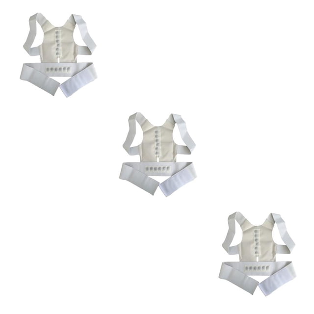 Soidarity corrector de postura buena elasticidad hombro brace inferior ligero ajustable ajustador enderezador para mujeres blanco / s Type1 NO1 Soidarity CBP442103