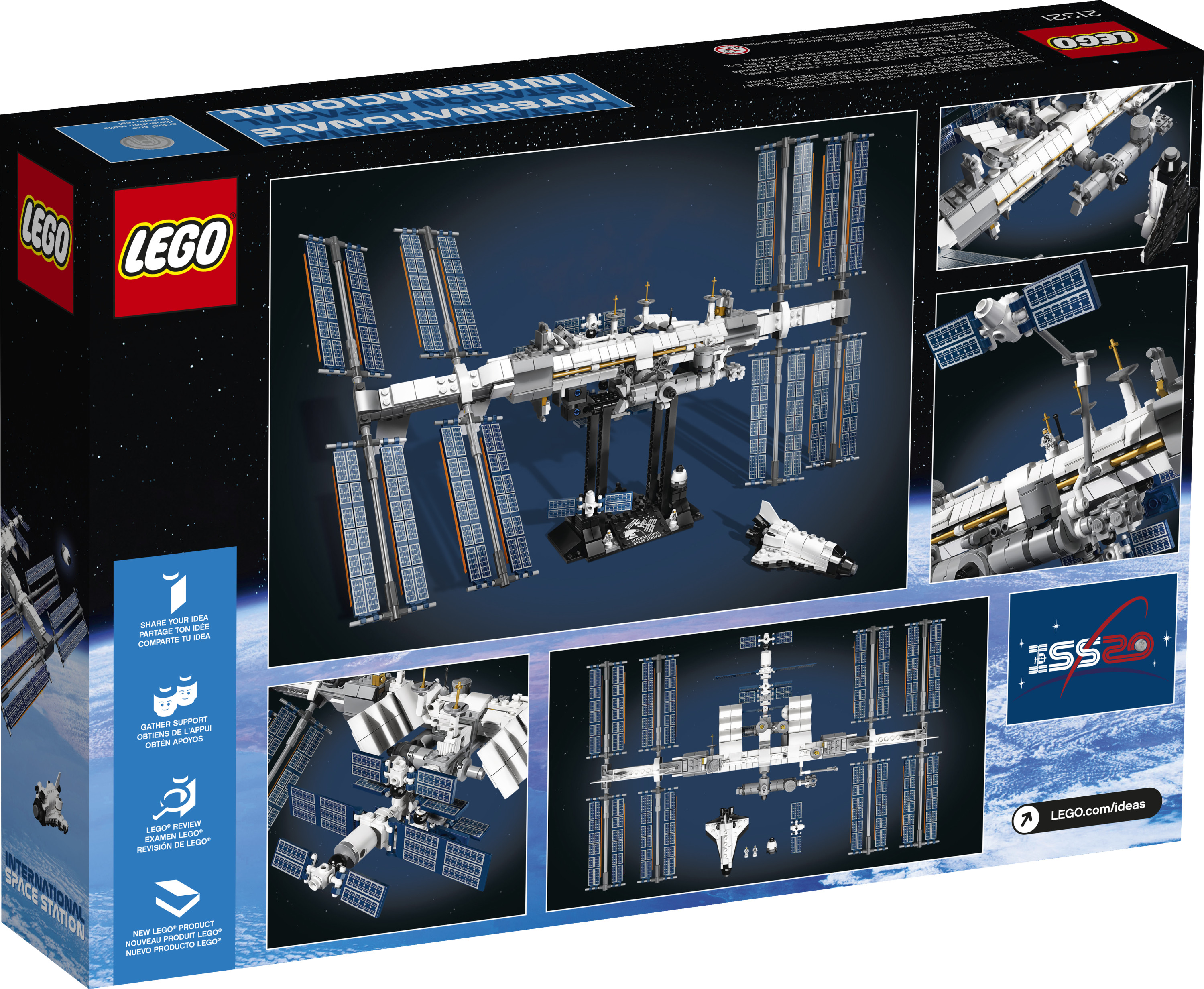 LEGO Ideas International Space Station 21321 Building Kit, Adult LEGO Set for Display (864 Pieces) - image 5 of 7
