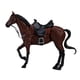 thumbnail image 4 of Figura de caballo de tamaño pequeño, modelo de figura de caballo a escala 1/12, adorno para decoración del hogar, figuras de acción a escala 1/12, Marrón, 4 of 9