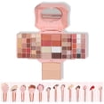 thumbnail image 1 of Kit de combinaci&oacute;n de paletas de maquillaje profesionales, que incluye paletas de sombras de ojos profesionales de 64 colores y 13 juegos de cepillos de maquillaje, 1 of 9