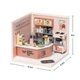 thumbnail image 6 of Rolife Super Creator Double Joy Bubble Kids Tea Plastic DIY Miniature Wooden House Kit, 6 of 6
