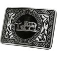 thumbnail image 4 of Moranse Religion Cross Cowboy Kneeling Prayer And Horse Design Belt Buckles, 4 of 7
