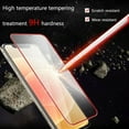 thumbnail image 4 of GoldCherry Camera Armor For iPhone 12 Mini Screen Protector, Front & Back 9H Hardness Tempered Glass Screen Protector [Titanium Edge] Anti-Scratch 0.26mm HD For iPhone 12 Mini 5.4 Inch(Red), 4 of 8