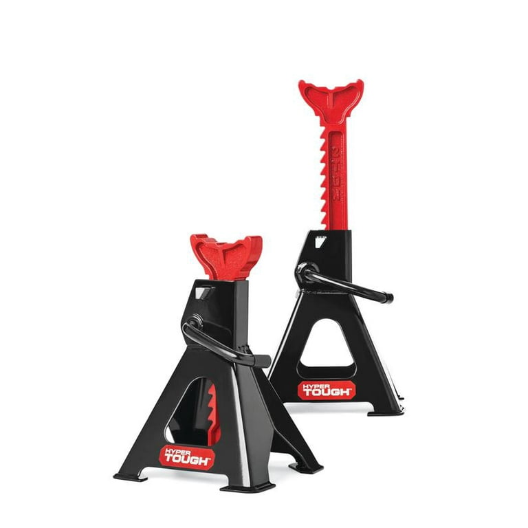 Hyper Tough 2 Ton Steel Jack Stands - 4000 lb Load Capacity
