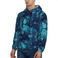 thumbnail image 2 of Hoodies for Men - shiny star navyblue wave Long Sleeve Comfrt Men'S Fashion Hoodies & Sweatshirts, Sweatshirts for Men Hoodies Pullover Clothing Clothes with Pouch, 2 of 7