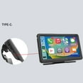 thumbnail image 3 of Reproductor Multimedia Para Coche, Pantalla Táctil IPS De 7 Pulgadas AUX FM 2.4G 5G WIFI Estéreo Portátil Para Coche Para Navegación, 3 of 7