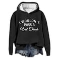 thumbnail image 1 of WEAIXIMIUNG Sweatshirt pour Femmes Col Rond Mode Féminine Imprimé Lettre Hoodie Décontracté Coupe Ample Pull Sweatshirt, 1 of 2