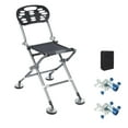 thumbnail image 2 of Silla de pesca plegable Colamx Silla portátil para exteriores con patas retráctiles Estilo A, 2 of 8