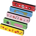 thumbnail image 1 of Harmonica 5 Pieces Child Harmonicas 16 Holes Diatonic Harp Wooden Harmonica For Beginners Children Students Adults, 1 of 2
