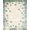 Sage Green Cream, Pattern 7, variant on ODIKA 8'x10' Washable Area Rug Durable, Non-Slip Print Scattered Footprint Patterned Tossed Bone Motif Border for Living Room, Under Sectional, Family
