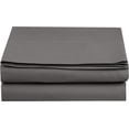 thumbnail image 1 of Mocassi 1500 Thread Count (3 Pack) Flat Sheet,Twin , Gray, 1 of 3