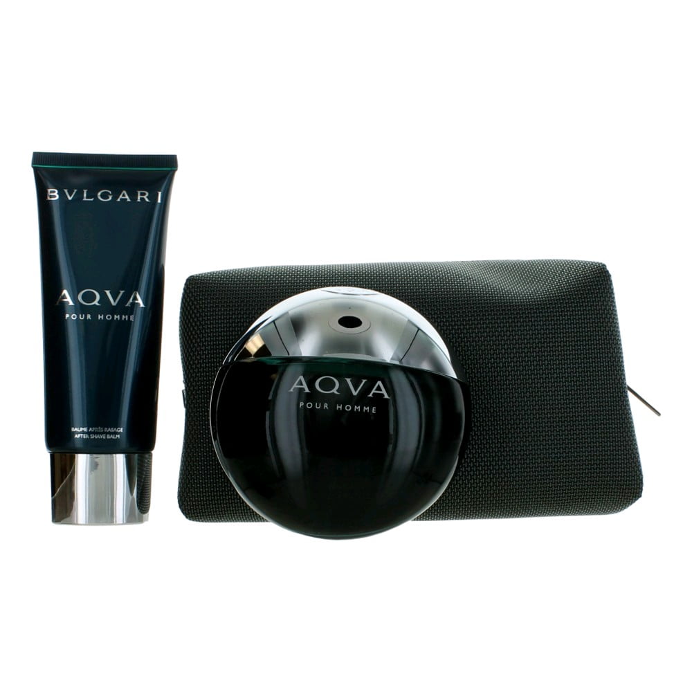 Bvlgari Aqva Pour Homme EDT Gift Set - Walmart.com
