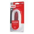 thumbnail image 4 of RCA Standard Handset Coil Cord (12 Ft.; White), TP280WRV, 4 of 5