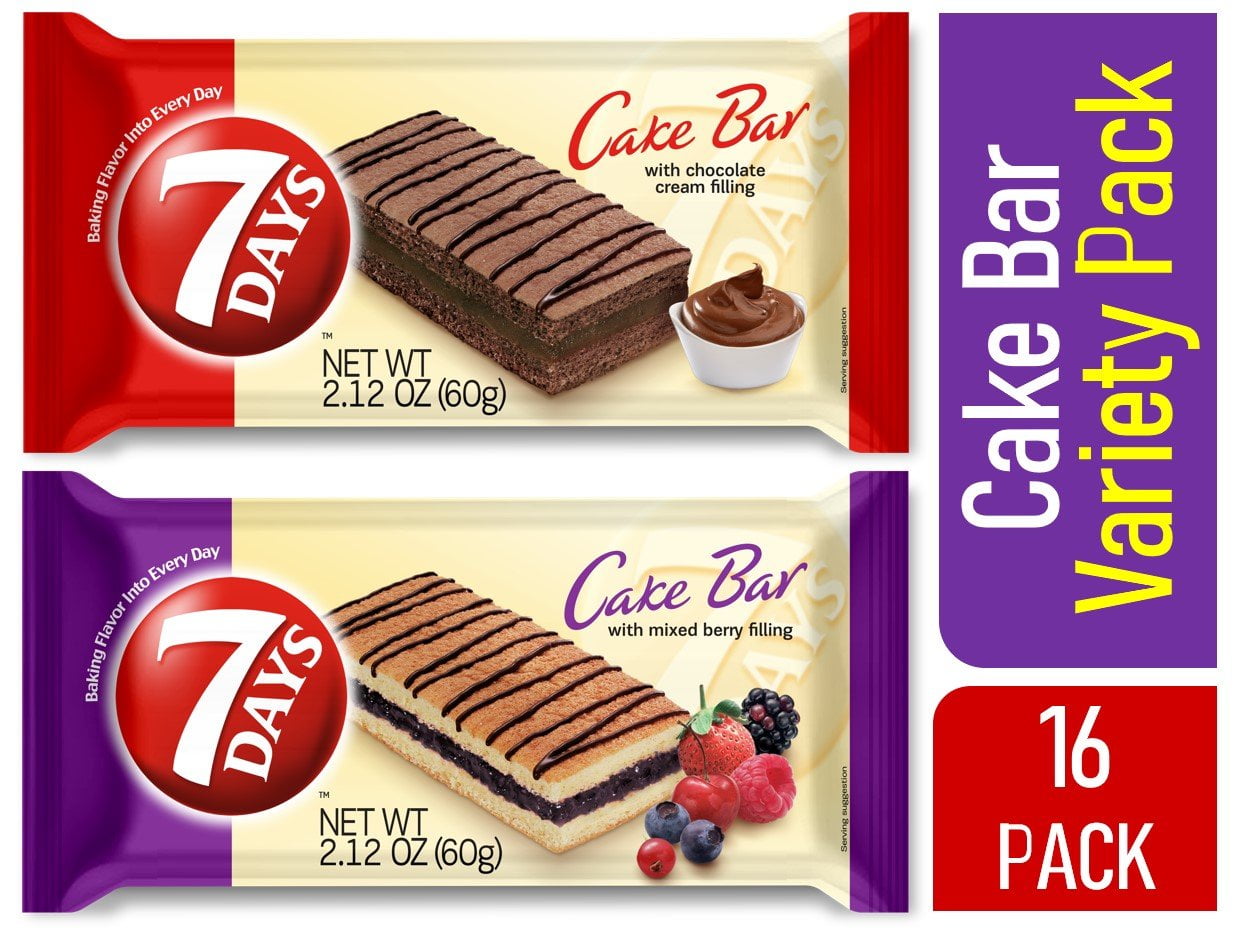 (Price/Case)7 Days Cake Bar Mixed Berry 1282.12 Ounce