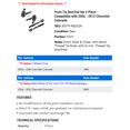 thumbnail image 2 of Front Tie Rod End Set 4 Piece - Compatible with 2006 - 2012 Chevy Colorado 2007 2008 2009 2010 2011, 2 of 2
