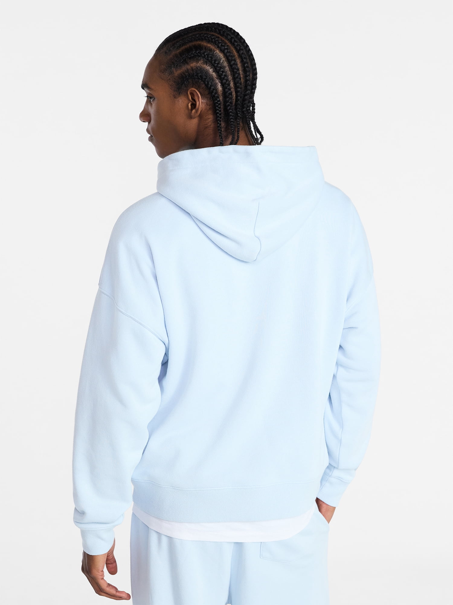 No Boundaries Oversized Hoodie with Long Sleeves, Men's XS-4XLT