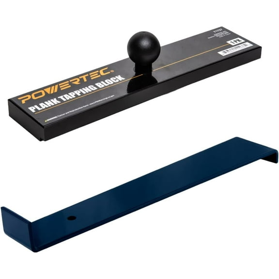 POWERTEC Flooring Installation Kit | Pro Pull Bar and Tapping Block for Laminate and Vinyl Plank Flooring (71852)