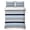 Navy blue, gray, light blue, variant on King Quilt Set 96''x106'', Letter D Lightweight Summer Bedspread Coverlet Set with 2 Pillow Shams, Monogram Words Breathable All Season Quilt Bedding for Bedroom/Guest Room