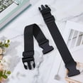 thumbnail image 4 of 2Pcs Waist Bag Belt Extender Adjustable Belt Bag Strap Extension Fanny Pack Extender Black Nylon Elastic Strap Buckle Extension for DIY, 4 of 6