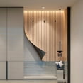 thumbnail image 5 of Peel and Stick PVC Slat Wall Panel 236"x15.75" Self-Adhesive Thick Faux Oak Wood Grain Wallpaper Panel 3D Soundproof Wall Panels for Walls & Ceilings, 5 of 5