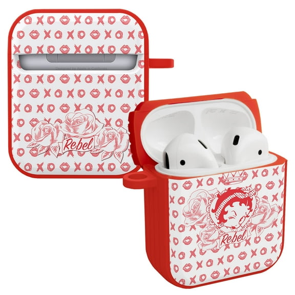 Betty Boop Romantic Rebel HDX Case Cover Compatible with Apple AirPods Gen 1 & 2 (Rebel) by Affinity Bands