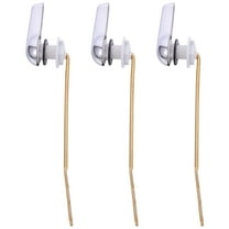 Toilet Handle Replacement Kit Front Mount Flush Wrench Parts inside Tank Lever Suite Copper Abs 3 Pcs