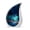 Northern_lights-4, variant on VALERASH Northern Light Urn for Adults - Mini Mountain Cremation Urns for Adult Ashes Women Blue Teardrop Funeral Urns for Human Ashes- 3 Inch