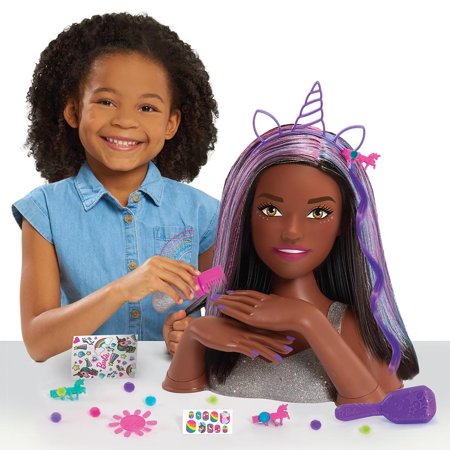 Barbie Deluxe Glitter and Go Styling Head
