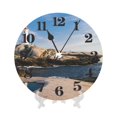thumbnail image 7 of Kdxio Clock number Print Wall Clock,10 Inch Battery Operated Wall Clocks,Silent Non Ticking Small Analog Clock for Living Room,Office,Home,Bedroom,Kitchen,Bathroom, 7 of 7