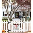 thumbnail image 4 of Santa's Sweet Shop Sign Front for Door Decoration, 12 in Round Wood Wreaths Wall Hanging Outdoor, Farmhouse, Porch, for Spring Summer Fall All Seasons Holiday Christmas, 4 of 5