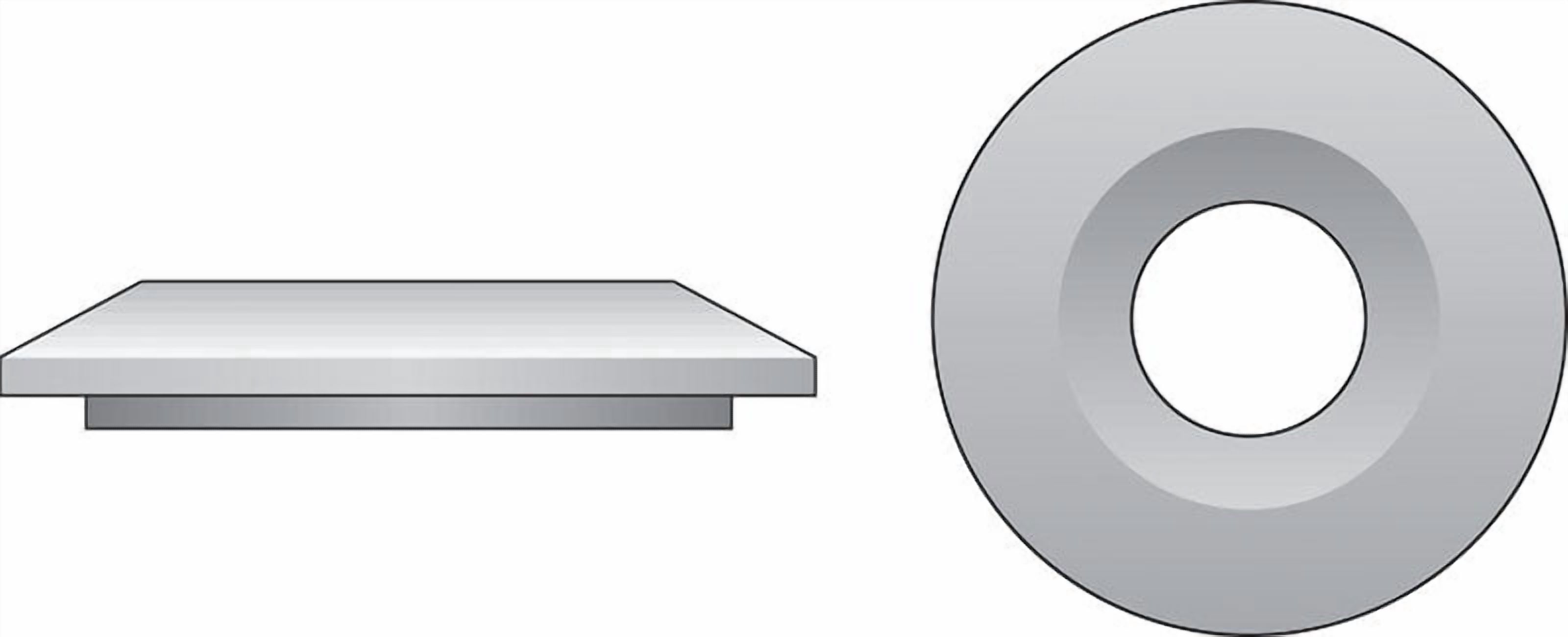 Hillman 290259 Bonded Neoprene Washer Zinc-Plated Steel 1/4" Zinc-Plated