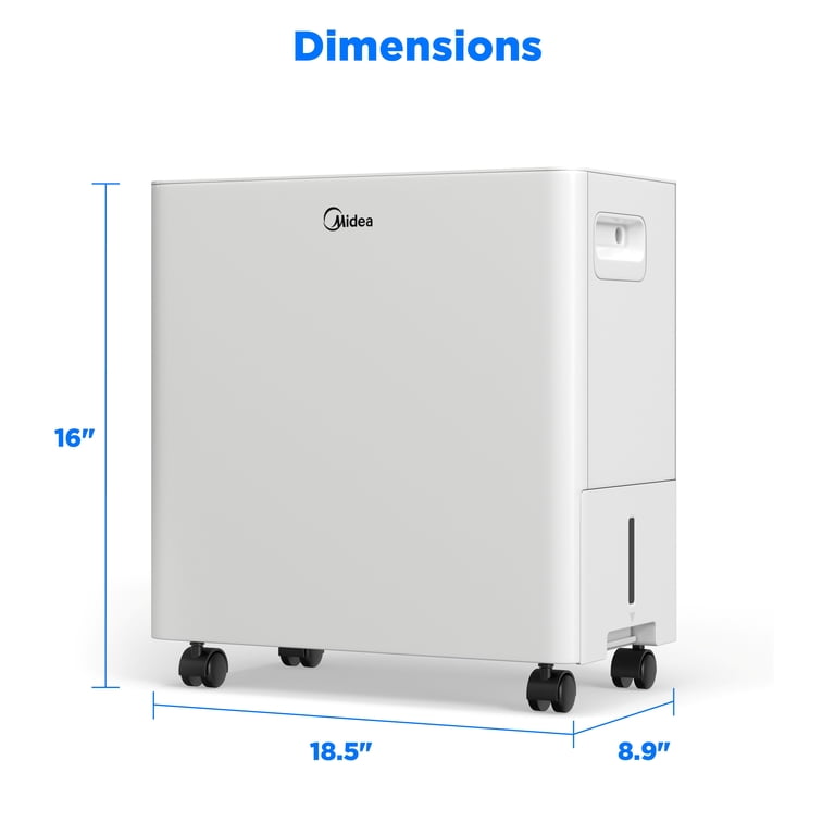 Midea 35 Pint Dehumidifer, Covers up to 3,500 Sq ft, Wi-Fi and 