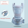 thumbnail image 3 of Multifunctional Newborn Baby Carrier Sling Wrap Versatile Backpack Front Back, 3 of 9