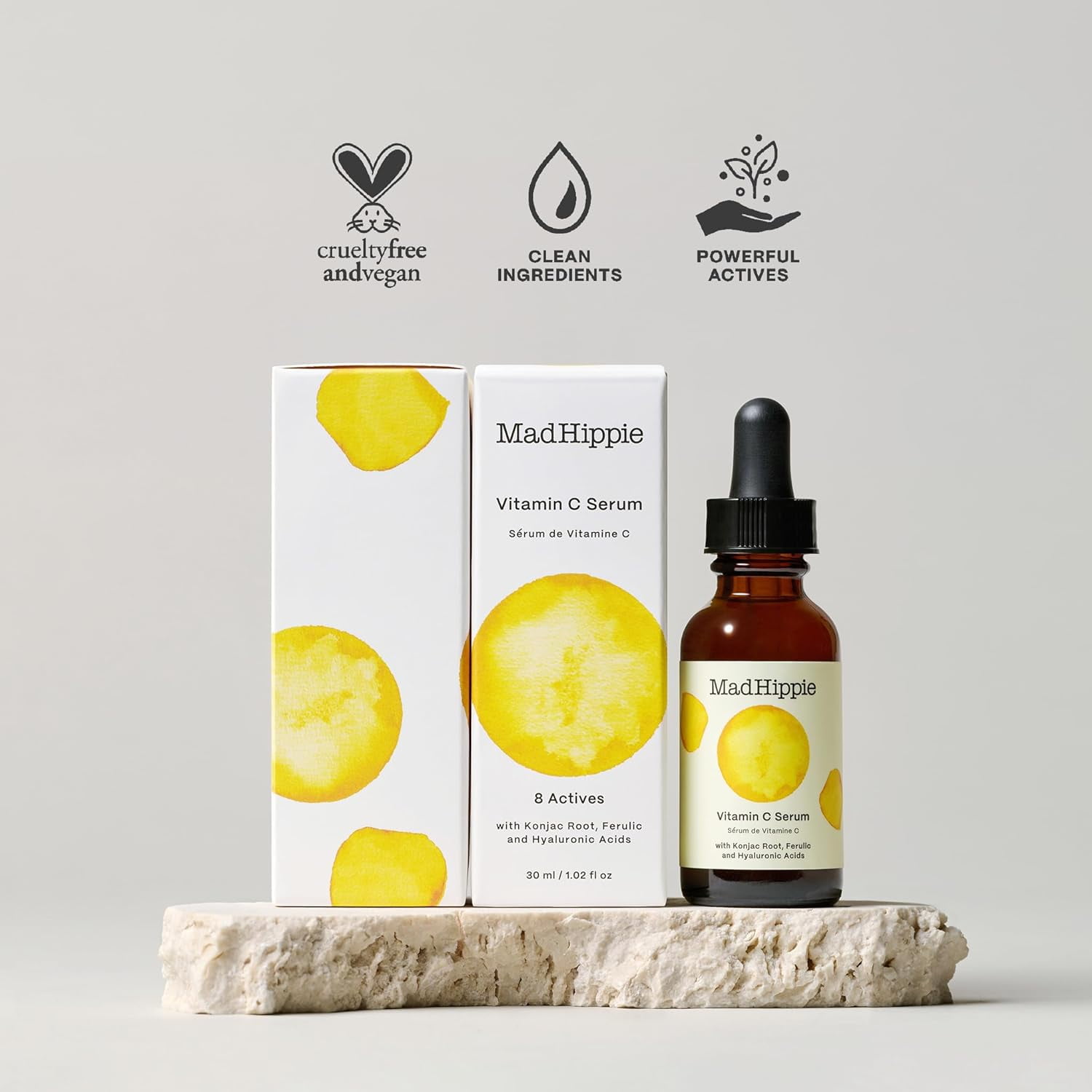 Mad Hippie Day & Night Dual Pack, Vitamin C & Super A Serum, 2 Bottles, 0.5 fl oz (15 ml) Each