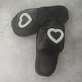 thumbnail image 6 of Bovxnpu House Slippers for Women Casual Indoor/Outdoor Shoes, Women's Casual Open-Toe Size Heart-Shaped Flat Comfortable Furry Slippers Warm Shoes Home Slippers Comfy Indoor House Shoes, 6 of 8