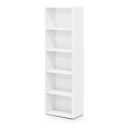 thumbnail image 1 of Furinno 11055 Bibliothèque Ouverte Réversible à 5 Niveaux, Blanc, 1 of 2