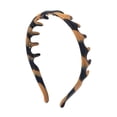 thumbnail image 3 of Diadema de silicona, accesorios cómodos para el cabello, diadema antideslizante con peine, aro para el cabello Marrón, 3 of 8