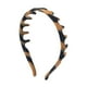 thumbnail image 4 of Diadema de silicona, accesorio para el cabello, sencilla, flexible y , cómoda, antideslizante, con peine, para mujer. Marrón, 4 of 9
